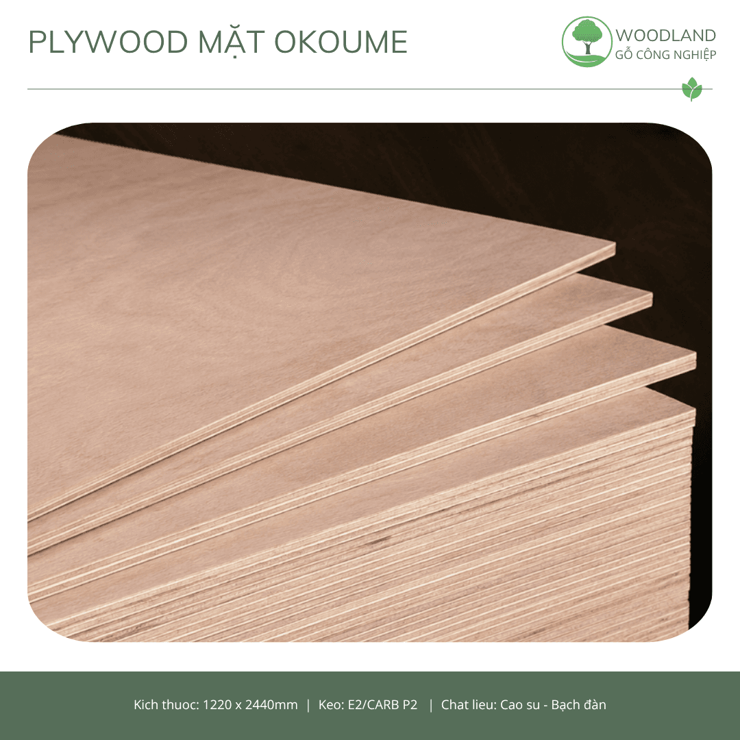 Plywood Mặt Okoume